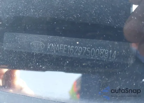 2007 Kia Spectra5 Sx из США, поврежденный, VIN KNAFE162975008814